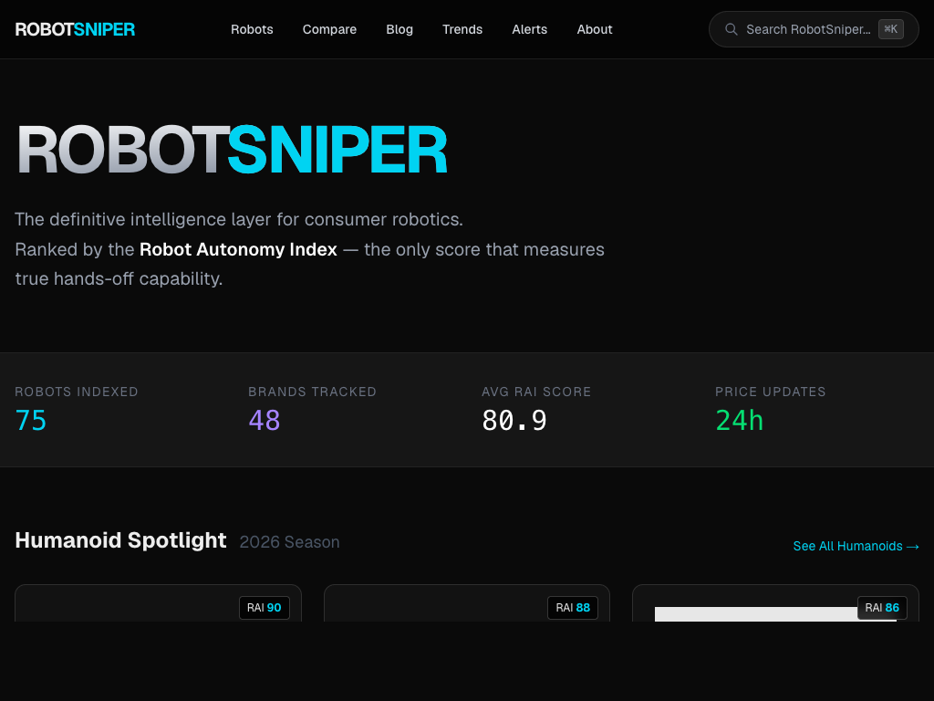 RobotSniper site preview