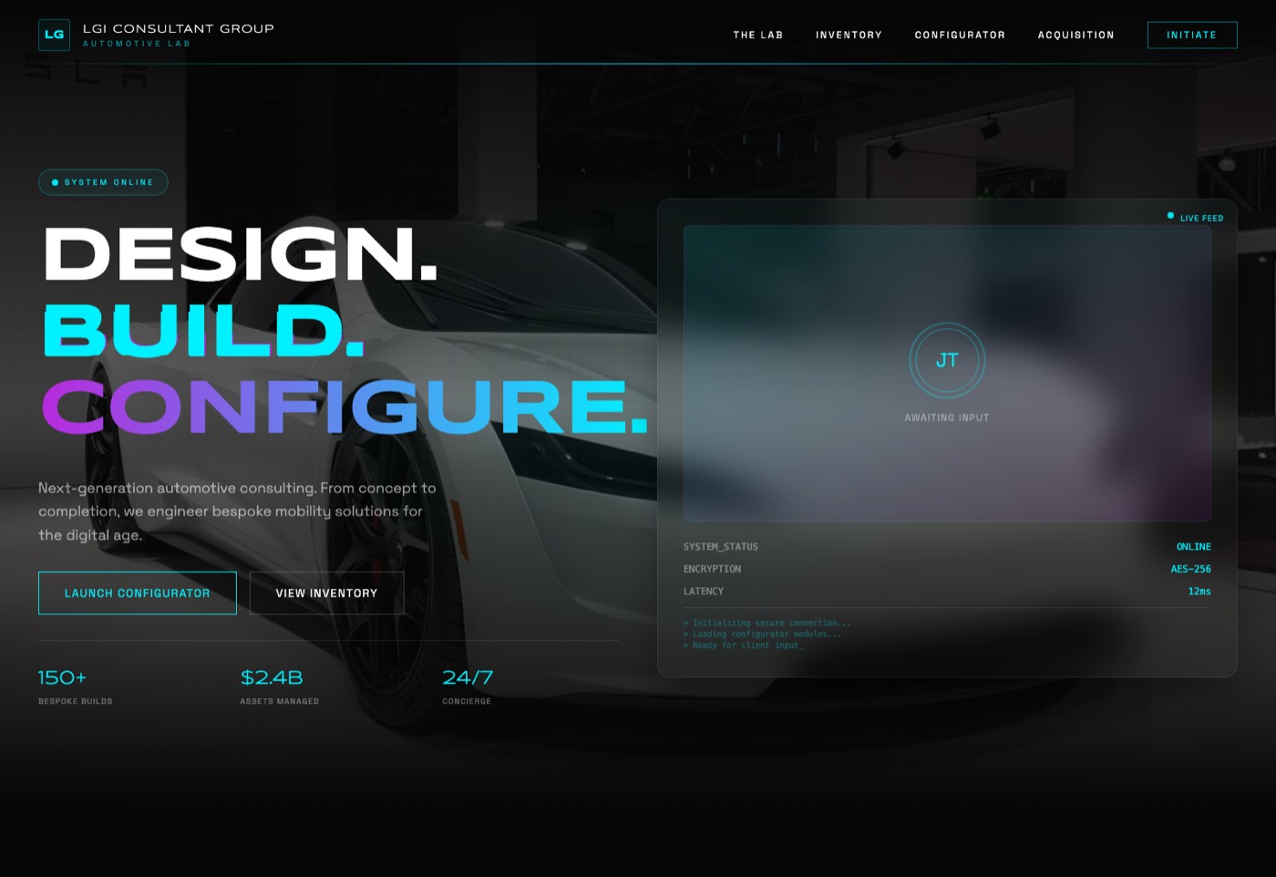 LGI Consultant Group, automotive lab site