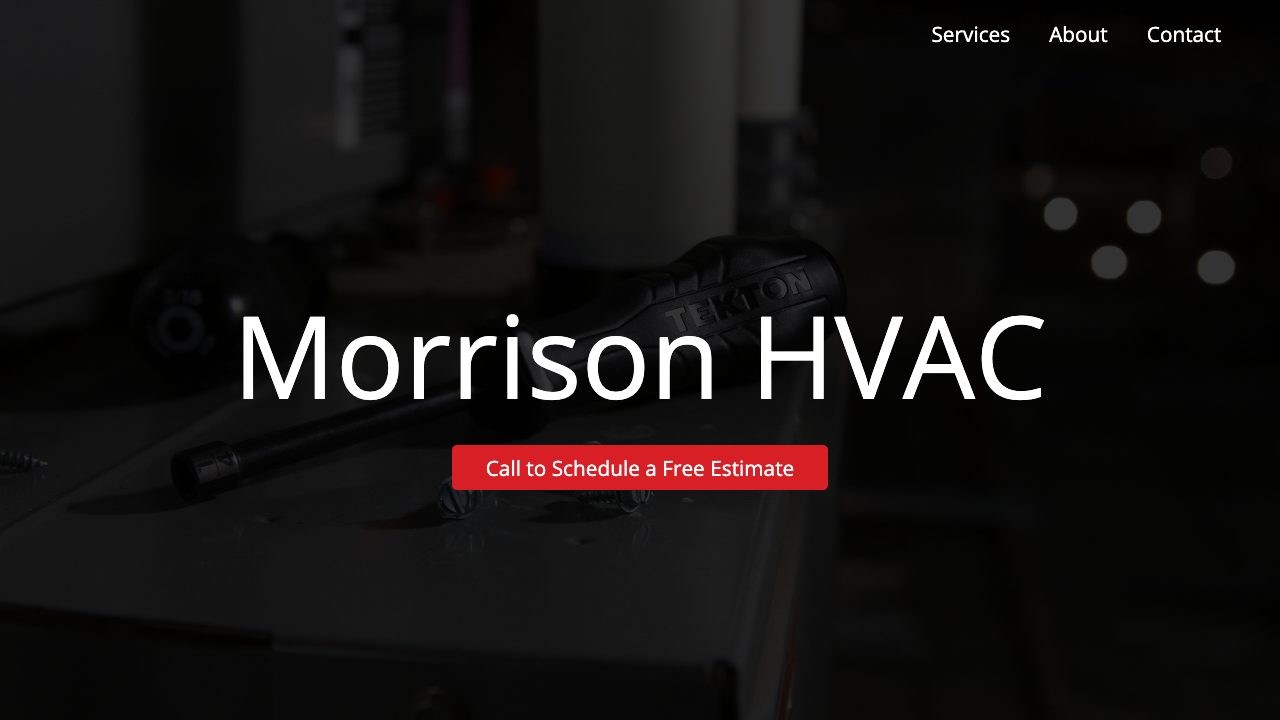 ClimatePro HVAC demo site preview